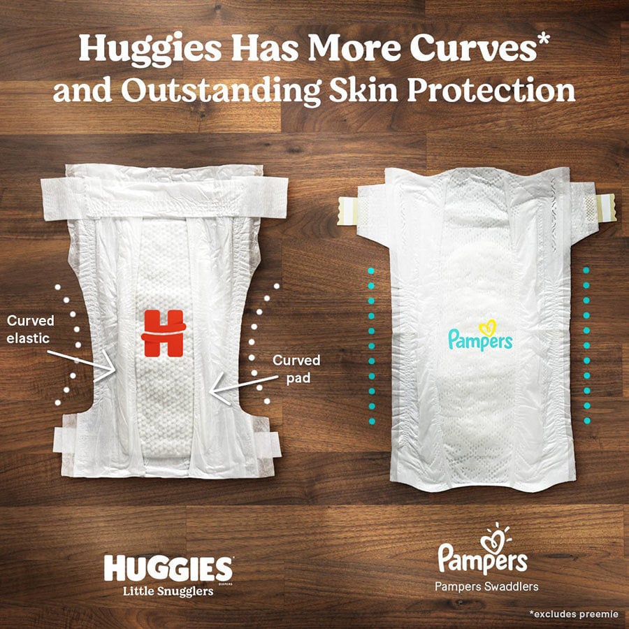 Shops huggies little snugglers newborn jumbo pack