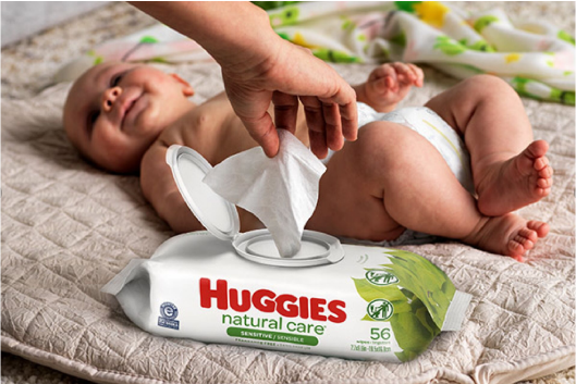 Lingettes pour bébé non parfumé HUGGIES Soins Algeria