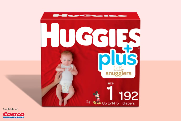 Couches Huggies Couches, Taille 1, 192 D