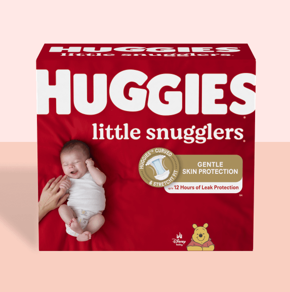  Huggies Size 1 Diapers, Snug & Dry Newborn Diapers, Size 1  (8-14 lbs), 38 Count : Baby