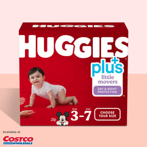 Huggies Little Movers Baby Diapers, Size 7, 80 Ct (Select for More Options)  